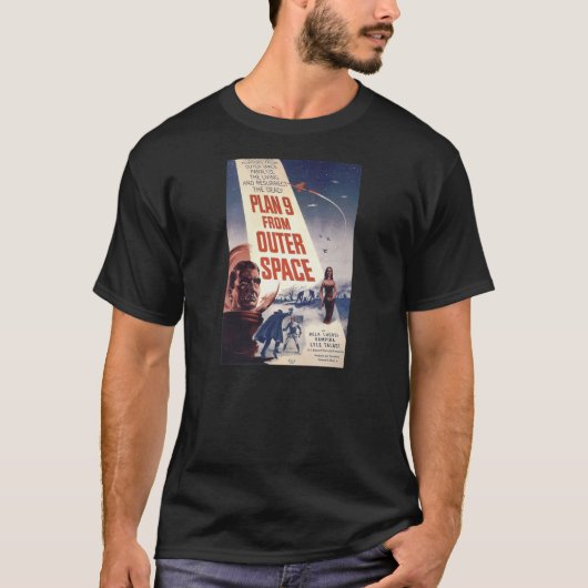 Plan negen vanuit de ruimte" t-shirt (Voorkant)