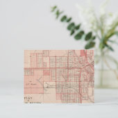 Plan of Council Bluffs, Pottawattamie Co. Briefkaart (Staand voorkant)