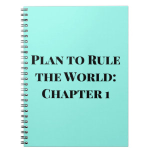 Plan om de wereld te regeren: Chapter 1' Duck Egg  Notitieboek