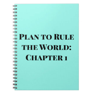 Plan om de wereld te regeren: Chapter 1' Duck Egg  Notitieboek
