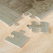 Plan, Sectie en Hoogte van de Kathedraal van Flore Legpuzzel (Zijkant)