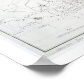 Plan Sydney met Pyrmont, New South Wales, het Poster (Hoek)