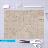 Plan Terre Haute, Vigo Co Tissuepapier (Craft)