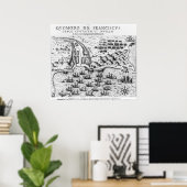 Plan tonen hoe Francis Drake Stormed Poster (Thuiskantoor)
