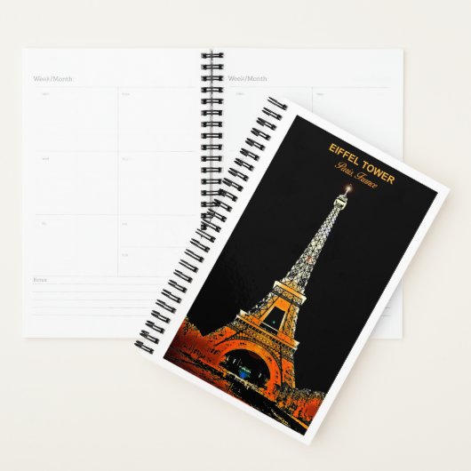 Plan uw avontuur: Eiffeltoren reisplanner Planner (Display)