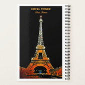 Plan uw avontuur: Eiffeltoren reisplanner Planner (Achterkant)
