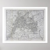 Plan van Birmingham, 1731, gepubliceerd in 1789 (e Poster (Voorkant)