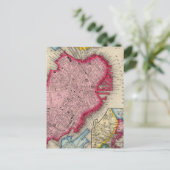 Plan van Boston Briefkaart (Staand voorkant)