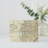 Plan van Boston en Charleston Briefkaart (Staand voorkant)