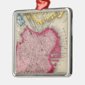 Plan van Boston Metalen Ornament (Links)