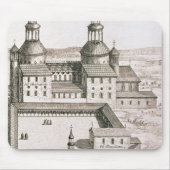 Plan van de Benedictine Abbey van Saint-Riquier Muismat (Voorkant)