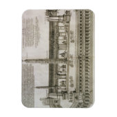 Plan van de Circus Maximus, Rome, gegraveerd door  Magneet (Verticaal)