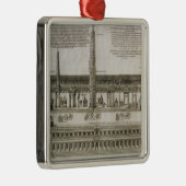 Plan van de Circus Maximus, Rome, gegraveerd door  Metalen Ornament (Rechts)