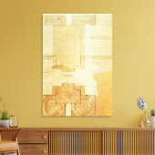 Plan van de drum van de koepel van de kerk canvas afdruk (Insitu (Woonkamer))
