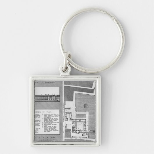 Plan van de Maternite Port-Royal Sleutelhanger (Voorkant)