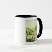 Plan van de mijnen van Oaxaca, Mexico, 1785-1987 Mok (Voorkant rechts)