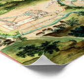 Plan van de mijnen van Oaxaca, Mexico, 1785-1987 Poster (Hoek)