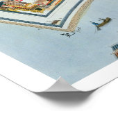 Plan van de Nederlandse Fabriek op het eiland Desi Poster (Hoek)