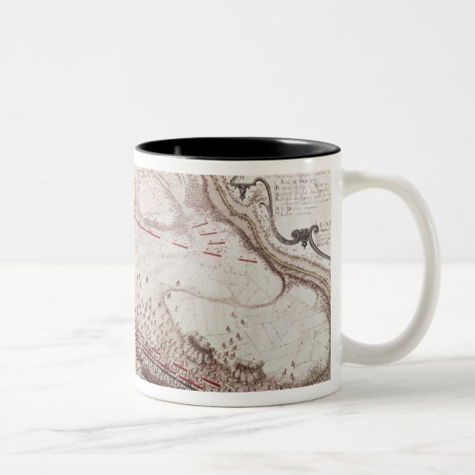 Plan van de orde van de koehandel tweekleurige koffiemok (Rechts)