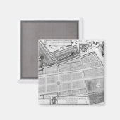 Plan van de Royal Garden Magneet (Voorkant / Achterkant)