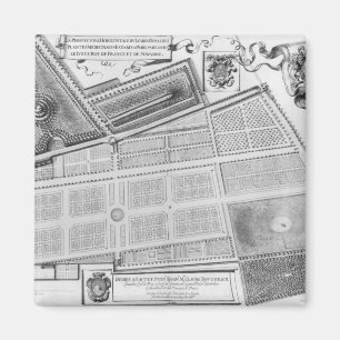 Plan van de Royal Garden Magneet