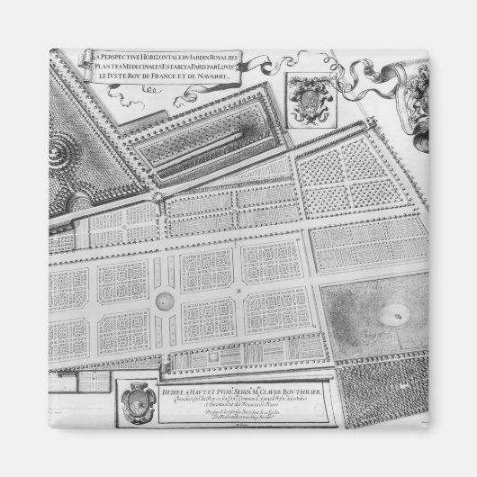 Plan van de Royal Garden Magneet (Voorkant)