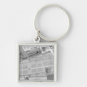 Plan van de Royal Garden Sleutelhanger
