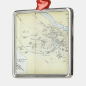 Plan van de Slag bij Cawnpoor Metalen Ornament (Links)
