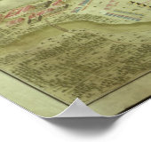 Plan van de slag bij Mollwitz Poster (Hoek)