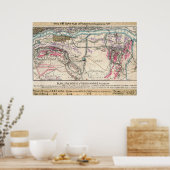 Plan van de slag om Fredericksburg Poster (Keuken)