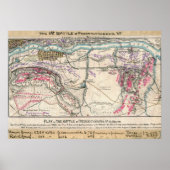 Plan van de slag om Fredericksburg Poster (Voorkant)