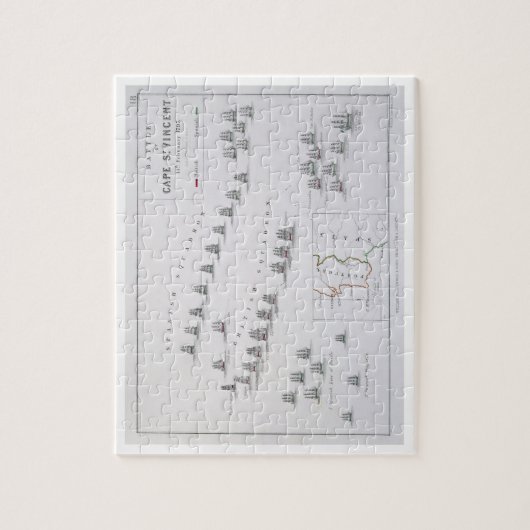 Plan van de Slag van Kaap Saint Vincent, 14 febru Legpuzzel (Verticaal)