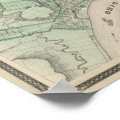 Plan van de stad New Albany, Floyd Co, Indiana Poster (Hoek)