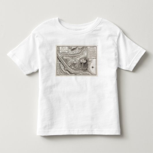Plan van de stad Pittsburg Kinder Shirts (Voorkant)