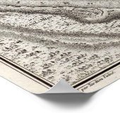 Plan van de stad Pittsburg Poster (Hoek)