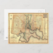 Plan van de Stad van de Kaart van Baltimore (Voorkant / Achterkant)