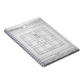 Plan van de tempel van Solomon, Jeruzalem, uit 'En Notitieboek (Rechterzijde)