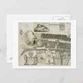 Plan van Edinburgh, geb. door John Smith (c.1652-1 Briefkaart (Voorkant / Achterkant)
