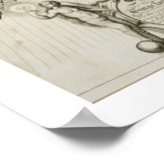 Plan van Edinburgh, geb. door John Smith (c.1652-1 Poster (Hoek)