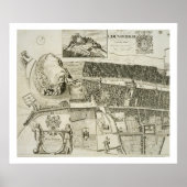 Plan van Edinburgh, geb. door John Smith (c.1652-1 Poster (Voorkant)