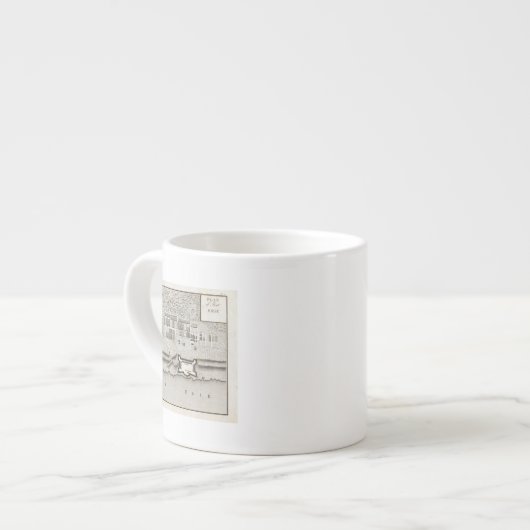 Plan van Fort Erie Espresso Kop (Links)