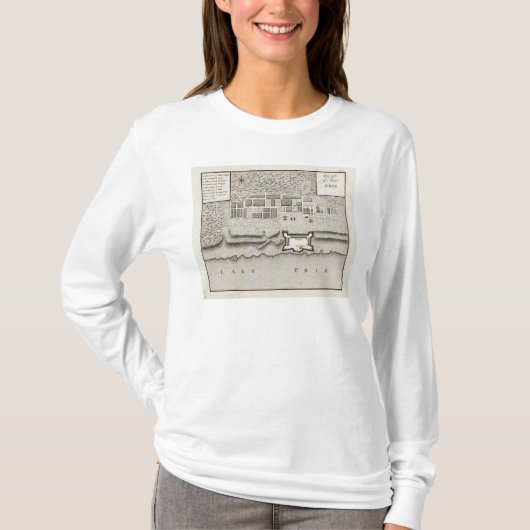 Plan van Fort Erie T-shirt (Voorkant)