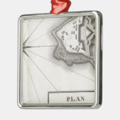 Plan van Fort Niagara Metalen Ornament (Links)