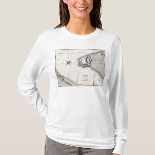 Plan van Fort Niagara T-shirt (Voorkant)