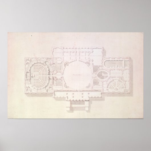 Plan van het hoofdartikel van het Capitol; Poster (Voorkant)