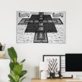 Plan van het keizerpaleis in Peking Poster (Thuiskantoor)