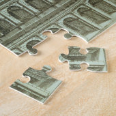 Plan van het theater van Marcellus, Rome, 1558 (en Legpuzzel (Zijkant)
