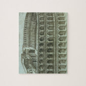 Plan van het theater van Marcellus, Rome, 1558 (en Legpuzzel (Verticaal)
