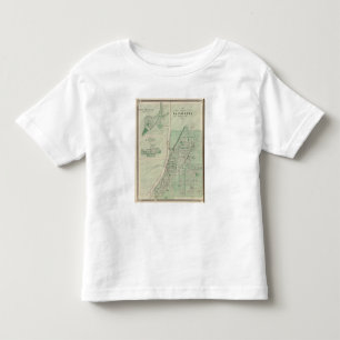 Plan van La Fayette met Battle Ground City Kinder Shirts