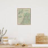 Plan van La Fayette met Battle Ground City Poster (Keuken)